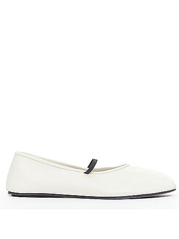 The Row The Row Leather Elastic Ballerina Flats (view 2)