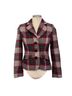 Boden 100% Wool 100% Cotton 100% Cotton 100% Polyester Plaid Red Gray Blazer Size 10 - photo 1