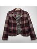 Boden 100% Wool 100% Cotton 100% Cotton 100% Polyester Plaid Red Gray Blazer Size 10 - photo 4