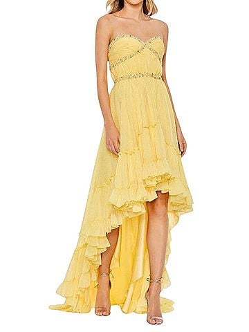 Mac Duggal Strapless Cocktail Dress (view 2)