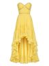 Mac Duggal 100% Polyester Solid Yellow Cocktail Dress Size 14 - photo 1