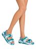 Ugg 100% Sheepskin Multi Color Sandals Size 6 - photo 2