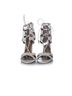 Aquazzura 100% Snakeskin White Aquazzura, white leather python sandals Size EU 38 - photo 4