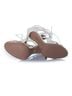 Aquazzura 100% Snakeskin White Aquazzura, white leather python sandals Size EU 38 - photo 6