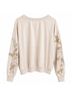 Anthropologie Floral Pink Ivory Pullover Sweater Size XL - photo 7