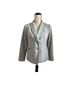Talbots 50% Wool 25% Viscose 25% Polyester 100% Polyester 87% Modacrylic Houndstooth Solid Gray Blazer Size 6 (petite) - photo 1