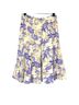 St. John Floral Multi Color Silk Skirt Size 10 - photo 2