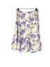 St. John Floral Multi Color Silk Skirt Size 10 - photo 1