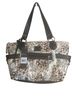 Stone Mountain Floral Multi Color Leather Tote One size - photo 1