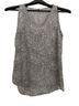 Joie 100% Silk Animal Print Black White Sleeveless Blouse Size S - photo 1