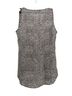 Joie 100% Silk Animal Print Black White Sleeveless Blouse Size S - photo 2