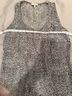 Joie 100% Silk Animal Print Black White Sleeveless Blouse Size S - photo 6