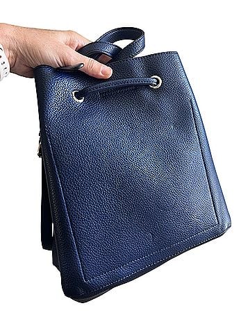 Calvin Klein Leather Bucket Bag (view 2)