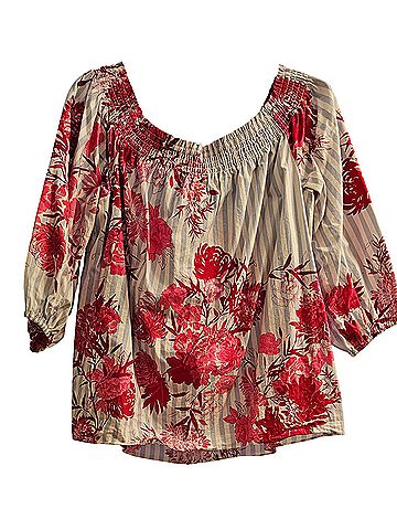 INC International Concepts 3/4 Sleeve Blouse (view 2)