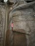 Levi's x Ganni 98% Polyester 2% Spandex 100% Polyurethane 100% Polyester Brown Leather Jacket Size M - photo 4