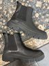 Timberland 100% Leather Black Boots Size 9 - photo 6