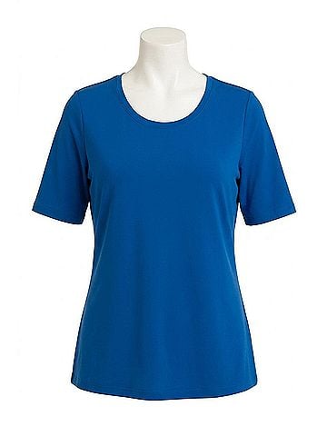 Sympli Go To Classic Tee in Marine (view 1)