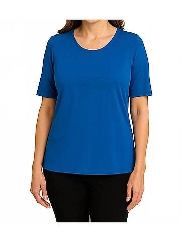 Sympli Go To Classic Tee in Marine (view 2)