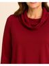 Sympli Solid Red Raglan Sleeve Top in Pomegranate Size 4 - photo 3