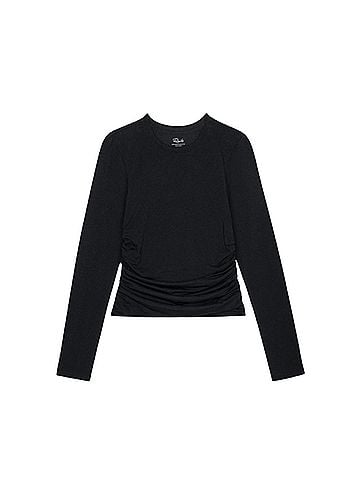 Rails Carmelle Long Sleeve Top in Black (view 1)