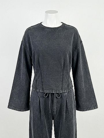 Rails Carmelle Long Sleeve Top in Black (view 2)