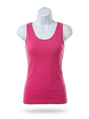 Angel Bra-Friendly Tank Top in Fuchsia (view 1)