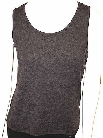Angel Bra-Friendly Knit Tank Top in Brown (view 2)
