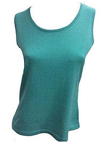 Angel Bra- Friendly Tank Top in Aqua (view 2)