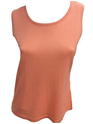 Angel Bra- Friendly Tank Top in Peach (view 2)