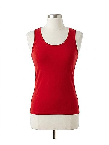 Angel Bra Friendly Tank Top in Red (view 1)