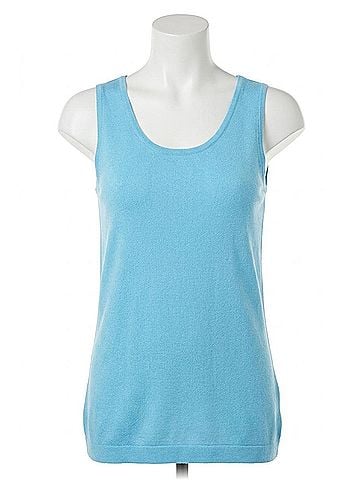 Angel Bra-Friendly Tunic Tank Top in Turquoise (view 1)