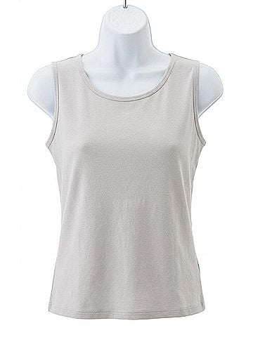 Angel Bra Friendly Tank Top in Ivory (view 1)