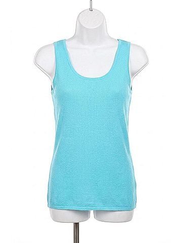 Angel Bra Friendly Tank Top in Turquoise (view 1)