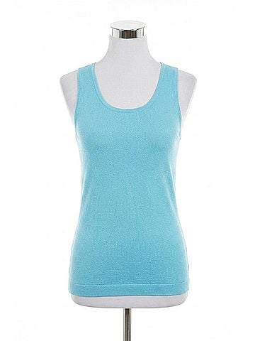 Angel Bra-Friendly Tank Top in Turquoise (view 1)