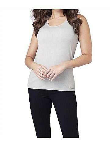 Angel Bra-Friendly Tank Top in Sand (view 2)