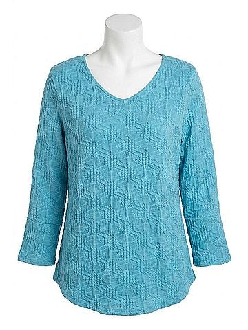 Habitat Sunburst Knit Swing Top in Dew Drop (view 1)