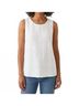 Habitat White Solid Pieced Tank Top in White Size S - photo 2