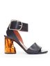 Acne 100% Leather Black Acne Studios Obin Leather Sandals Size EU 37 1/2 - photo 1