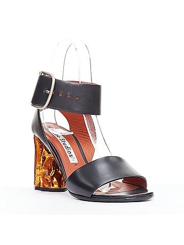 Acne Acne Studios Obin Leather Sandals (view 2)