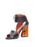 Acne 100% Leather Black Acne Studios Obin Leather Sandals Size EU 37 1/2 - photo 4