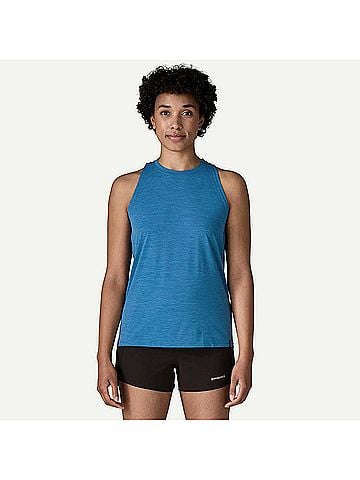 Patagonia Cap Cool Ultra Tank Top in Aquatic Blue: Light Aquatic Blue X-Dye (view 2)