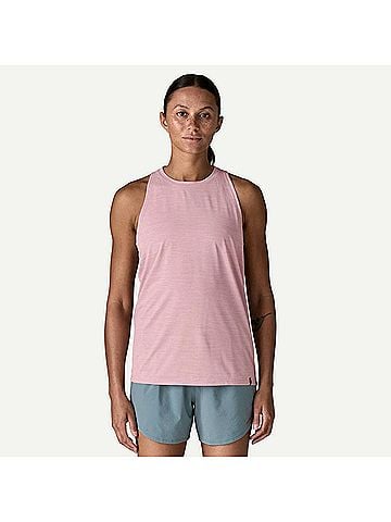 Patagonia Cap Cool Ultra Tank Top in Light Violet: Quiet Violet X-Dye (view 2)