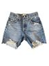Levi's 100% Cotton Solid Blue Denim Shorts Size 26 - photo 1