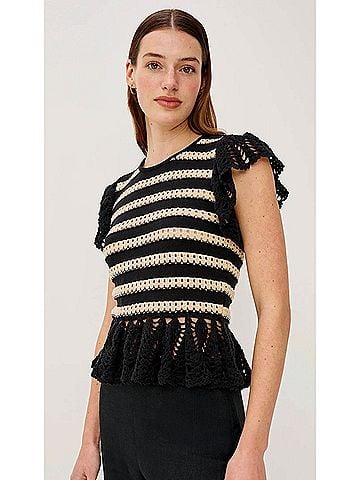 Rails Coen Top in Black (view 2)