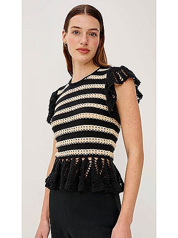 Rails Coen Top in Black (view 2)