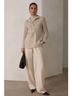 J'envie Stripes Brown The First Class Tunic Top in Sand/White Size 6 - photo 2