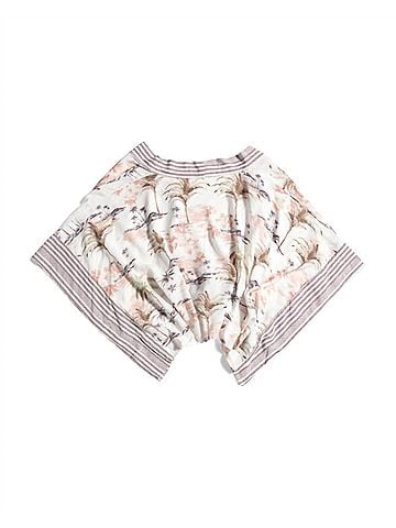 Vintage Havana Bolero Jacket in Ivory,Brown,Pink (view 2)
