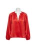 Sugarlips Solid Red Forever Mine Satin Top in Red Size S - photo 1