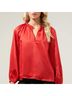 Sugarlips Solid Red Forever Mine Satin Top in Red Size S - photo 2