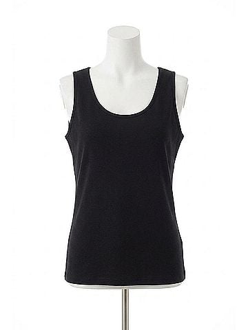 Angel Bra-Friendly Tank in Black (view 1)